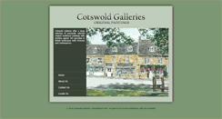 Desktop Screenshot of cotswoldgalleries.co.uk